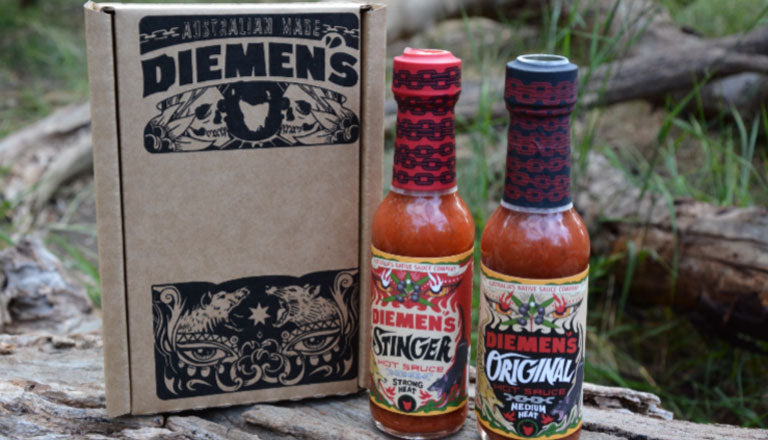  Diemens Box Hot Sauce 